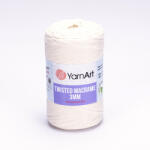 YARNART twisted 3mm macrame kifésülhető fonal 752 nyers