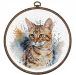 Lucas Keresztszemes hímző szett Bengáli macska Luca-s (LS BC210)