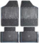 Polgum G-Tex autós Autószönyegek gumi-textil szürke, dekoratív kék damillal