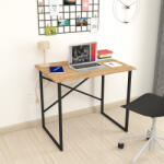 [en. casa] Birou Tjeldsund 90x60 cm, finisaj stejar si cadru metalic, [en. casa] (81369975)