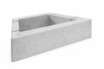 Elpreco Jardiniera beton Poliflor Gri 74x32x23 cm pentru amenajari exterioare (ELP-C10544410015)