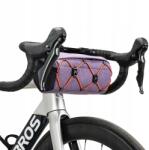 ROCKBROS Kerékpáros kormánytáska övvel 2.2L lila (5907769382130)