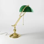 Fratelli GDI 1849 Lampa de birou din alama design clasic Compact Banker (GDI-LM-892C)