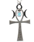 Alchemy Gothic Colier ALCHEMY GOTHIC - Witch Ankh Of Menouithis - P972