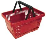 Strend Pro Cos de cumparaturi Racks Shopper 20 L, rosu, cu manere pliabile (254492)