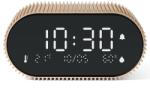 Lexon Ceas cu alarma Lexon Ray, Senzor Temperatura / Umiditate, Night Mode, Display Digital, USB-C, Gold (3660491209138)