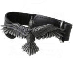Alchemy Gothic brăţară ALCHEMY GOTHIC - Negru Consort Wriststrap - A109