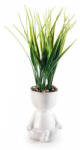 Decorer Planta artificiala verde in ghiveci ceramica cm 9 x 6 x 32 H (A71.46.43C)