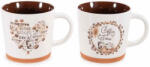 Decorer Set 2 cani ceramica multicolora Ø 9, 5 cm x 9 H, 350 ml (A71.49.61C)