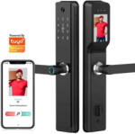 Portass-key Yala smart cu camera incorporata, amprenta, cod, card, cheie, WiFi Tuya (termopan-tuya)
