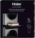 Haier Cadru de montare universal Haier Premium, negru, cu baza extensibila, pentru masina de spalat si uscator (HASTKU10FB)