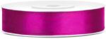 PartyDeco Panglică din satin - fucsia 12mm/25m