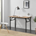 [neu. haus] Birou pliabil Alta 120x60 cm, reglabil pe inaltime, fag si negru (57591464)