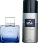 Antonio Banderas Eau De Toilette, Antonio Banderas, For Men, 100 ml + King of Seduction, Freshness, Deodorant Spray, For Men, 150 ml