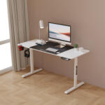 [pro. tec] Birou reglabil electric Hayward 140x60 cm alb, cu memorie (81513546)