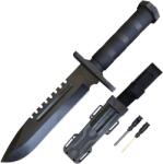 HARAHU Cuțit de exterior ZA-39876 - Negru KP39876