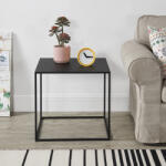 [en. casa] Masa laterala Russafa 50x55x55 cm din metal, negru mat (65461666)