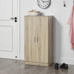 [en. casa] Pantofar cu 2 usi si 7 rafturi, Sonoma, 108x55x35 cm, [en. casa] (64003553) Pantofar