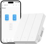 SONOFF Intrerupator inteligent Sonoff ZBM5-3C-80W, Zigbee, 3 canale, 10A (ZBM5-3C-80W)