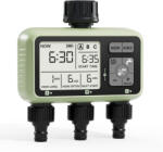 Diivoo Programator automat pentru irigare Diivoo GM-HCT-378-EUGN, 3 zone, IP54, functie Rain Delay (GM-HCT-378-EUGN)