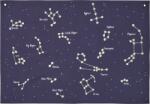 Ferm Living Hartă de perete Constellation, constelații, 70 x 100 cm, albastru închis (1104273073) Decoratiune camera copii