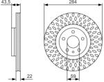 Bosch 0 986 479 558 Disc frana