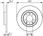 Bosch 0 986 479 C25 Disc frana