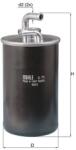 KNECHT KL 775 filtru combustibil
