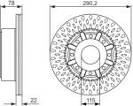 Bosch 0 986 479 610 Disc frana