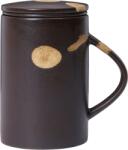 ferm LIVING Cană cu infuzor și capac Koyo 400 ml maro închis (1104272735)