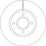 TRW DF6509 Disc frana - e-autoshop