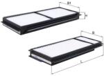 KNECHT LA 346/S Filtru aer habitaclu