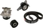GATES KP17PK1705 Micro-V® Kit Pompa apa + Set curea transmisie cu caneluri