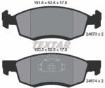 TEXTAR 2467301 Q+ set placute frana disc