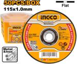 INGCO Disc Abraziv Ingco 115x1.0mm 50buc cutie