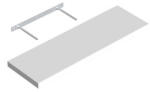 Velano Lebegőpolc fehér 79, 5 x 23, 5 x 3, 9 cm (3451112)