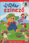 Múzsa Könyv Vidám színező - kifestő matricákkal