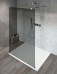SAPHO Vario - Walk-In zuhanyfal szabad térbe, 70×200 cm, Coated glass, króm/füstölt üveg GX1370GX2210 (GX1370GX2210)