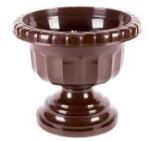  Görög váza, 25 cm, barna műanyag (87)