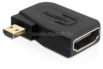 Delock adapter magas sebességű HDMI - micro D apa > A anya oldalra fordítva (DL65352) (DL65352)