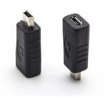 PremiumCord Micro USB Mini USB Átalakító Fekete 3cm kur-26 (kur-26)