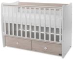 Lorelli Трансформиращо се легло Lorelli - Matrix, 60 х 120 cm, бяло и светъл дъб (10150600045P) - ozone