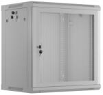 Lanberg WF01-6412-23S állvány 12U Falra szerelhető állvány Szürke (WF01-6412-23S)