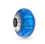 PANDORA 791691C02 Opálfényű óceánkék charm (Ag 925/1000, 2, 1 g)