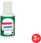 Kores Aqua javítólakk, 20 ml, 3 db