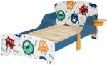 Ginger Home Детско легло със защита от падане Ginger Home - Monster, 140 x 70 cm (TF6050) - ozone