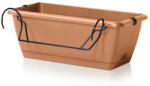 Prosperplast Respana Easycare W 40-es balkonláda akasztóval terrakotta 39, 7x19x14cm (ISE400SW-R624)