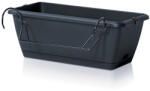 Prosperplast Respana Easycare W 40-es balkonláda akasztóval antracit 39, 7x19x14cm (ISE400SW-S433)