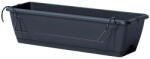 Prosperplast Respana Easycare W 60-as balkonláda akasztóval antracit 59, 3x19x14cm (ISE600SW-S433)