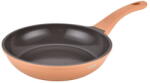Zass Gourmet Tigaie Zass Gourmet ZG-ACS 09 din Aluminiu Turnat sub Presiune si Acoperire Ceramica 24CM Terracotta (ZG-ACS 09 TERRACOTTA)